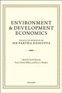Enlarge image Cover: Environment and Development Economics - OUP eBook