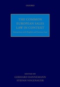 Cover: The Common European Sales Law in Context - OUP eBook