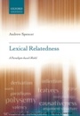 Cover: Lexical Relatedness - OUP eBook