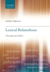 Abbildung von: Lexical Relatedness - OUP eBook