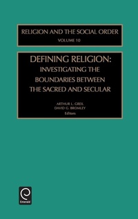 Enlarge image Cover: Defining Religion - JAI Press Inc.