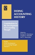 Cover: Doing Accounting History - JAI Press Inc.