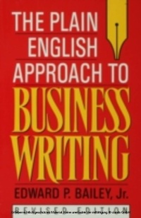 Enlarge image Cover: The Plain English Approach to Business Writing - OUP eBook