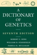 Cover: Dictionary of Genetics 7/e - Oxford University Press