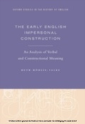 Cover: The Early English Impersonal Construction - OUP eBook