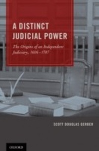 Enlarge image Cover: A Distinct Judicial Power - OUP eBook