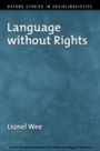 Cover: Language without Rights - OUP eBook