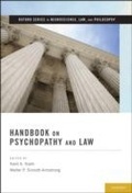 Cover: Handbook on Psychopathy and Law - OUP eBook
