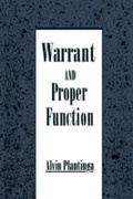 Cover: Warrant and Proper Function - OUP eBook