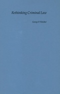 Cover: Rethinking Criminal Law - OUP eBook