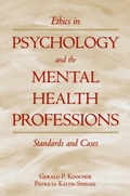 Cover: Ethics in Psychology and the Mental Health Professions - OUP eBook