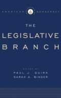 Cover: The Legislative Branch - OUP eBook