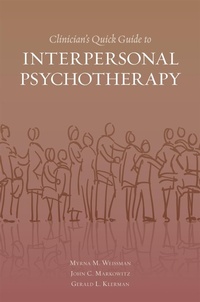 Enlarge image Cover: Clinician's Quick Guide to Interpersonal Psychotherapy - OUP eBook