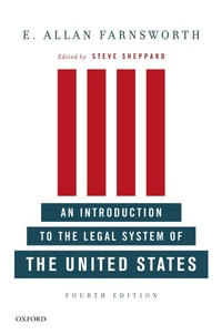 Enlarge image Cover: An Introduction to the Legal System of the United States, Fourth Edition - OUP eBook