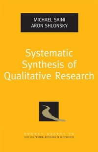 Enlarge image Cover: Systematic Synthesis of Qualitative Research - OUP eBook
