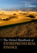 Cover: The Oxford Handbook of Entrepreneurial Finance - OUP USA