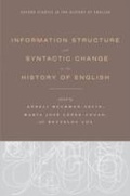 Cover: Information Structure and Syntactic Change in the History of English - OUP eBook