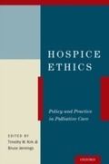 Cover: Hospice Ethics - OUP eBook