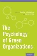 Cover: The Psychology of Green Organizations - OUP eBook