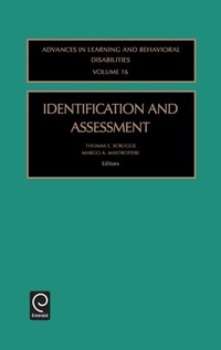 Enlarge image Cover: Identification and Assessment - JAI Press Inc.