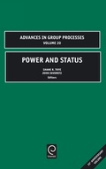 Cover: Power and Status - JAI Press Inc.