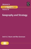 Cover: Geography and Strategy - JAI Press Inc.