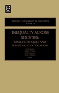Cover: Inequality Across Societies - JAI Press Inc.