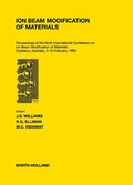 Cover: Ion Beam Modification of Materials - Elsevier
