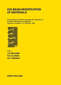 Enlarge image Cover: Ion Beam Modification of Materials - Elsevier