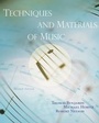 Cover: Techniques and Materials of Music - Wadsworth Publishing Co Inc