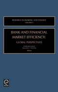 Cover: Bank and Financial Market Efficiency - JAI Press Inc.