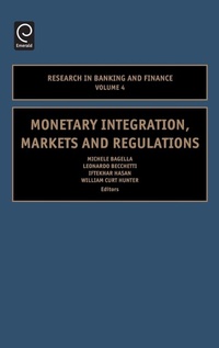 Enlarge image Cover: Monetary Integration, Markets and Regulations - JAI Press Inc.