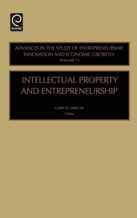 Enlarge image Cover: Intellectual Property and Entrepreneurship - JAI Press Inc.