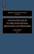 Cover: Multi-level Issues in Organizational Behavior and Processes - JAI Press Inc.