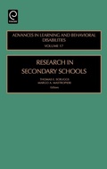 Cover: Research in Secondary Schools - JAI Press Inc.