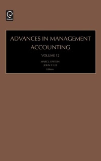Enlarge image Cover: Advances in Management Accounting - JAI Press Inc.