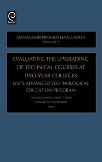 Enlarge image Cover: Evaluating the Upgrading of Technical Courses at Two-Year Colleges - JAI Press Inc.