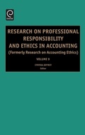Cover: Research on Professional Responsibility and Ethics in Accounting - JAI Press Inc.