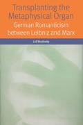 Cover: Transplanting the Metaphysical Organ - Fordham University Press