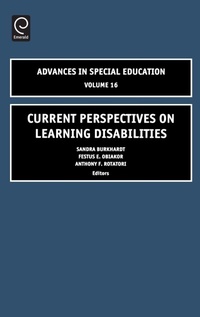 Enlarge image Cover: Current Perspectives on Learning Disabilities - JAI Press Inc.