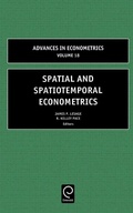 Cover: Spatial and Spatiotemporal Econometrics - JAI Press Inc.