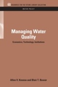 Cover: Managing Water Quality - RFF Press
