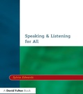 Cover: Speaking & Listening for All - David Fulton Publishers Ltd