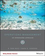 Cover: Operations Management - Wiley