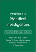 Cover: Introduction to Statistical Investigations, First Edition Workbook - Wiley