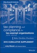 Cover: Tax Planning and Compliance for Tax-Exempt Organizations, 2015 Cumulative Supplement - Wiley