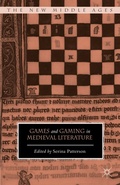 Cover: Games and Gaming in Medieval Literature - Palgrave MacMillan