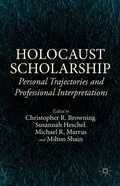 Cover: Holocaust Scholarship - Palgrave Macmillan