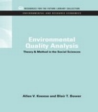 Enlarge image Cover: Environmental Quality Analysis - RFF Press
