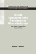 Cover: Foreign Investment in the Petroleum and Mineral Industries - RFF Press